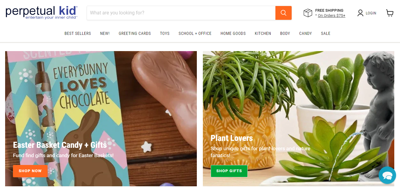 Perpetual Kid homepage